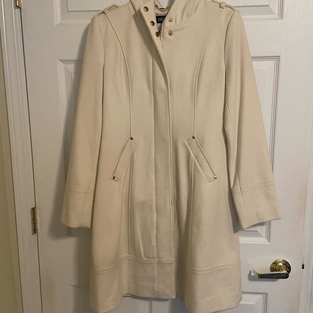 Guess Cream Trench Coat for Women
